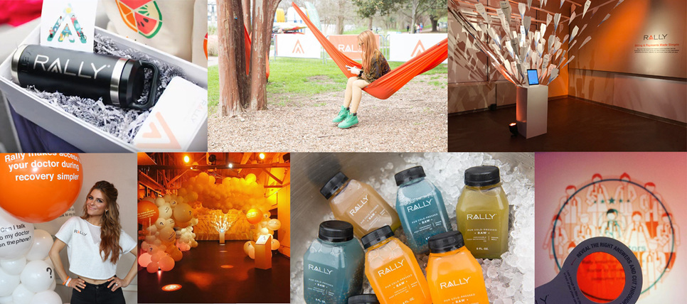 Rally Health SXSW, experiential details and giveaways